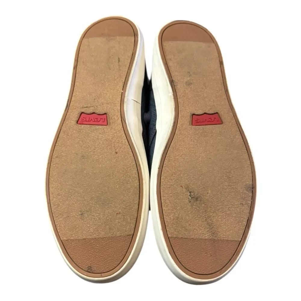 Levi Strauss & Co. Blue Denim Men's High-Top Chukka Boots Shoes Sneakers 10